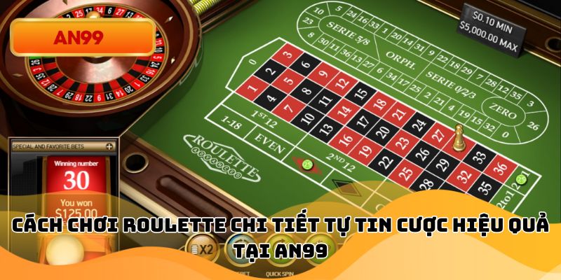 Cách Chơi Roulette Chi Tiết Tự Tin Cược Hiệu Quả Tại An99